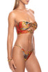 Luli Fama Tropical Majesty Double Loop Bandeau Crop Top